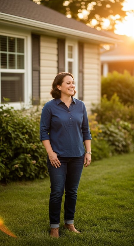 Realtor Outside Property pose reference photo