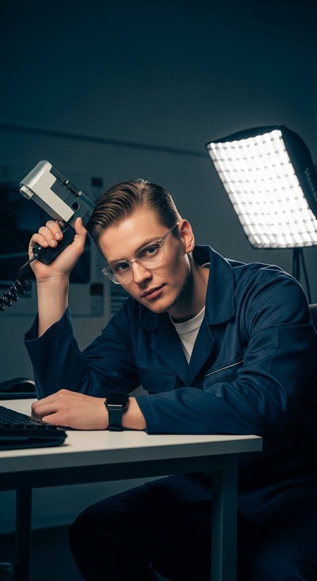 Tattoo Artist At Work pose reference photo
