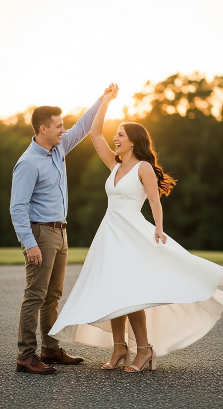 Twirl In The Dress pose reference photo