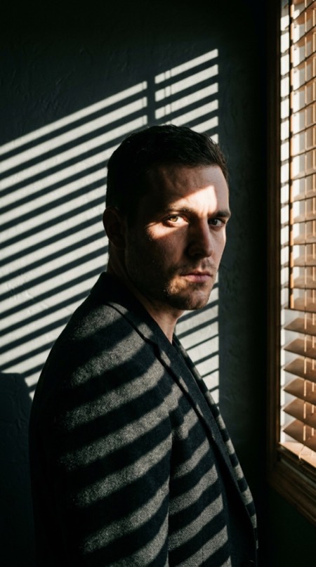 Venetian Blind Shadows pose reference photo