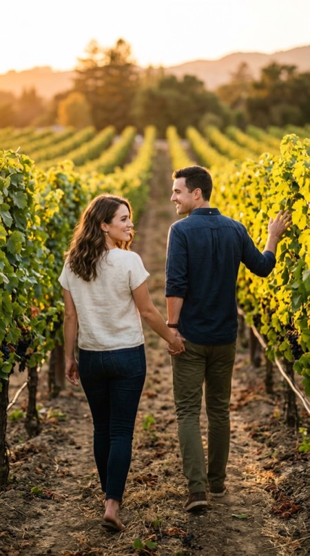 Vineyard Stroll Hands pose reference photo